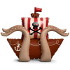 Balão Ar Barco Pirata 120cm